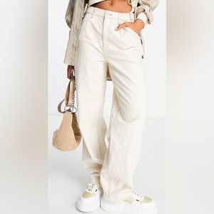 ASOS DESIGN cargo pants contrast stiching